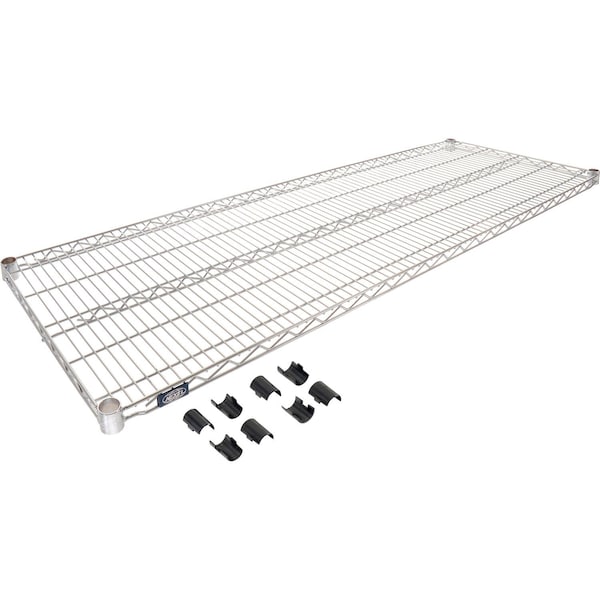 Nexel Chrome Wire Shelf 60inW x 21inD S2160C - main